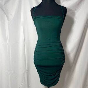 SHEIN Elegant Green Women's Dress